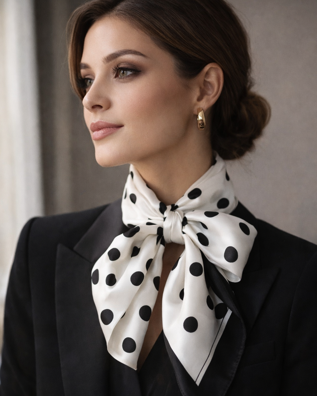 SatinÉclat™ Luxury Square Hair Scarf