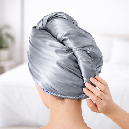 SatinÉclat™ Luxury Satin Towel Wrap