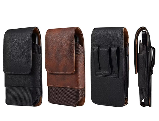 Apple Essentials™ Waist Leather Belt Clip Case Phone