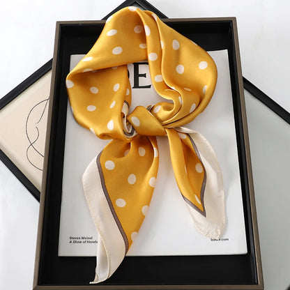 SatinÉclat™ Luxury Square Hair Scarf