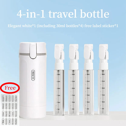 4-in-1 Travel Dispenser Bottle Set