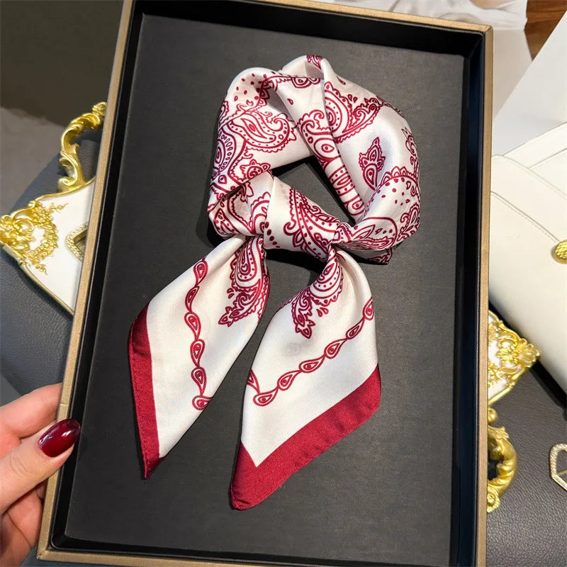 SatinÉclat™ Vintage Square Scarf
