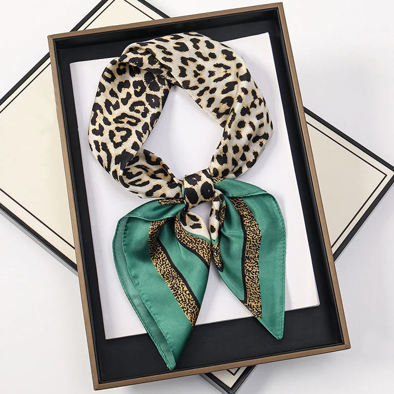 SatinÉclat™ Luxury Square Hair Scarf