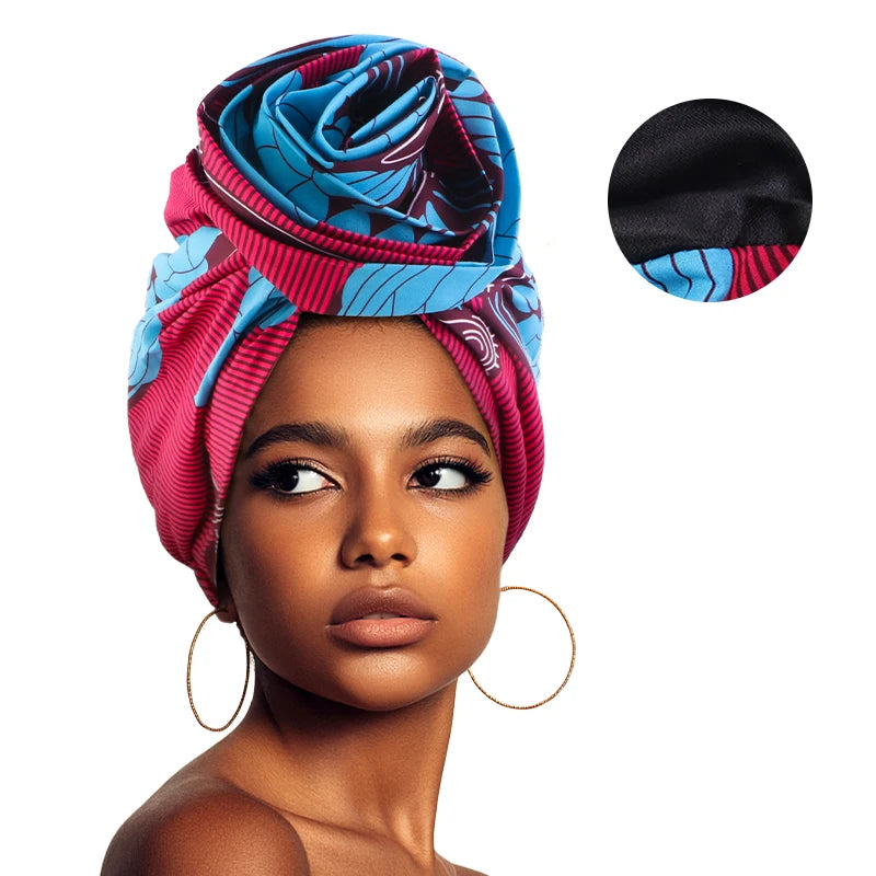 SatinÉclat™ Woman Satin Lined Turban