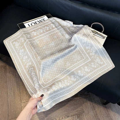 SatinÉclat™ Vintage Square Scarf