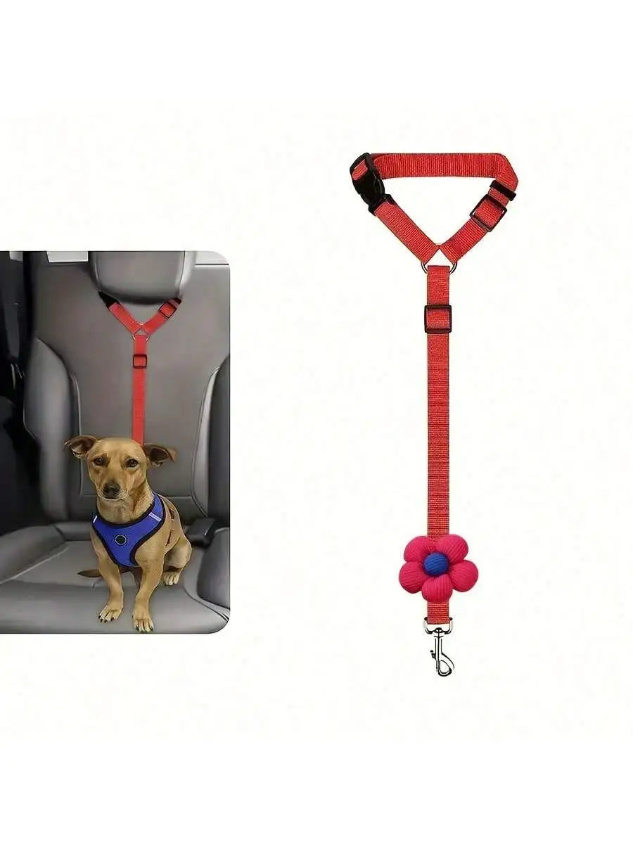SafeRide Adjustable Pet Seat Belt Leash