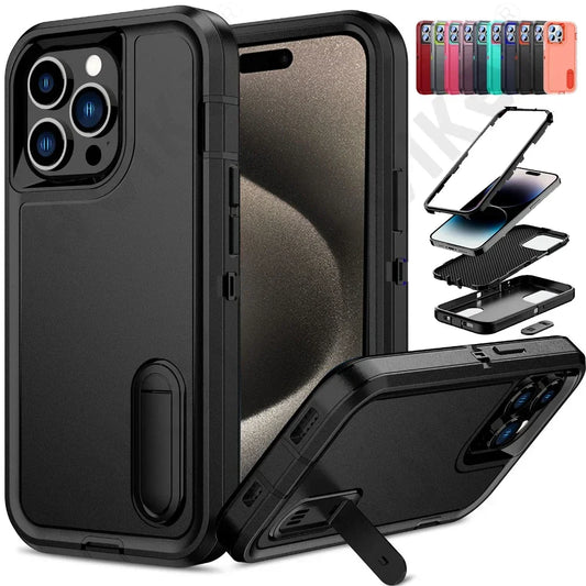 Apple Essentials™ Kickstand Protective Case for iPhone