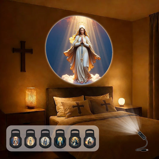 Virgin Mary Projection Night Light