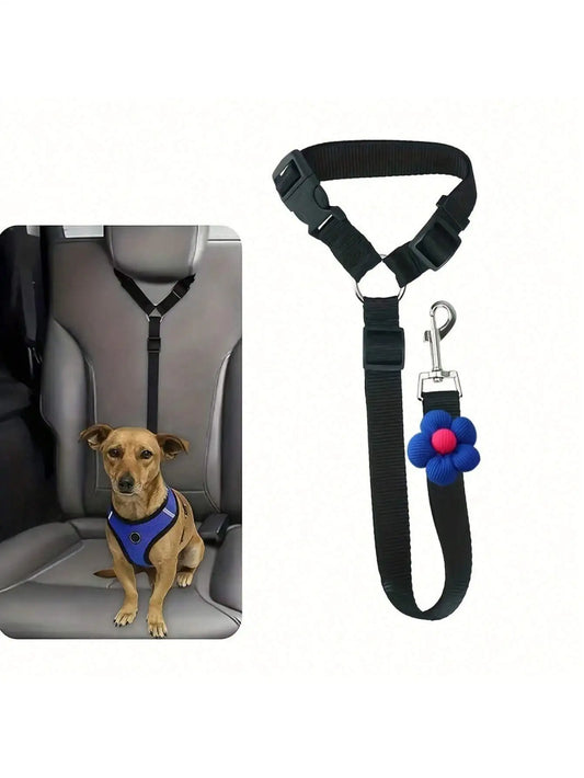 สายจูงเข็มขัดนิรภัยสำหรับสัตว์เลี้ยงแบบปรับได้ SafeRide