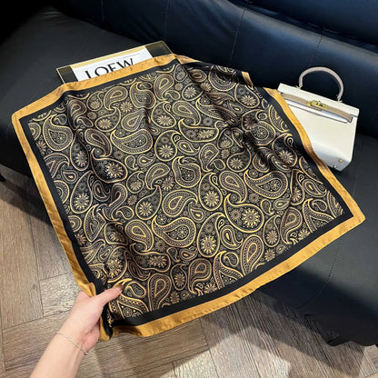 SatinÉclat™ Vintage Square Scarf