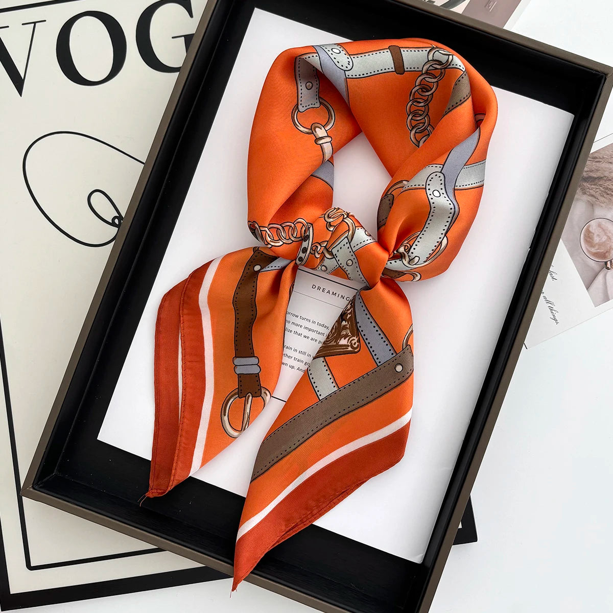 SatinÉclat™ Square Scarf for Women