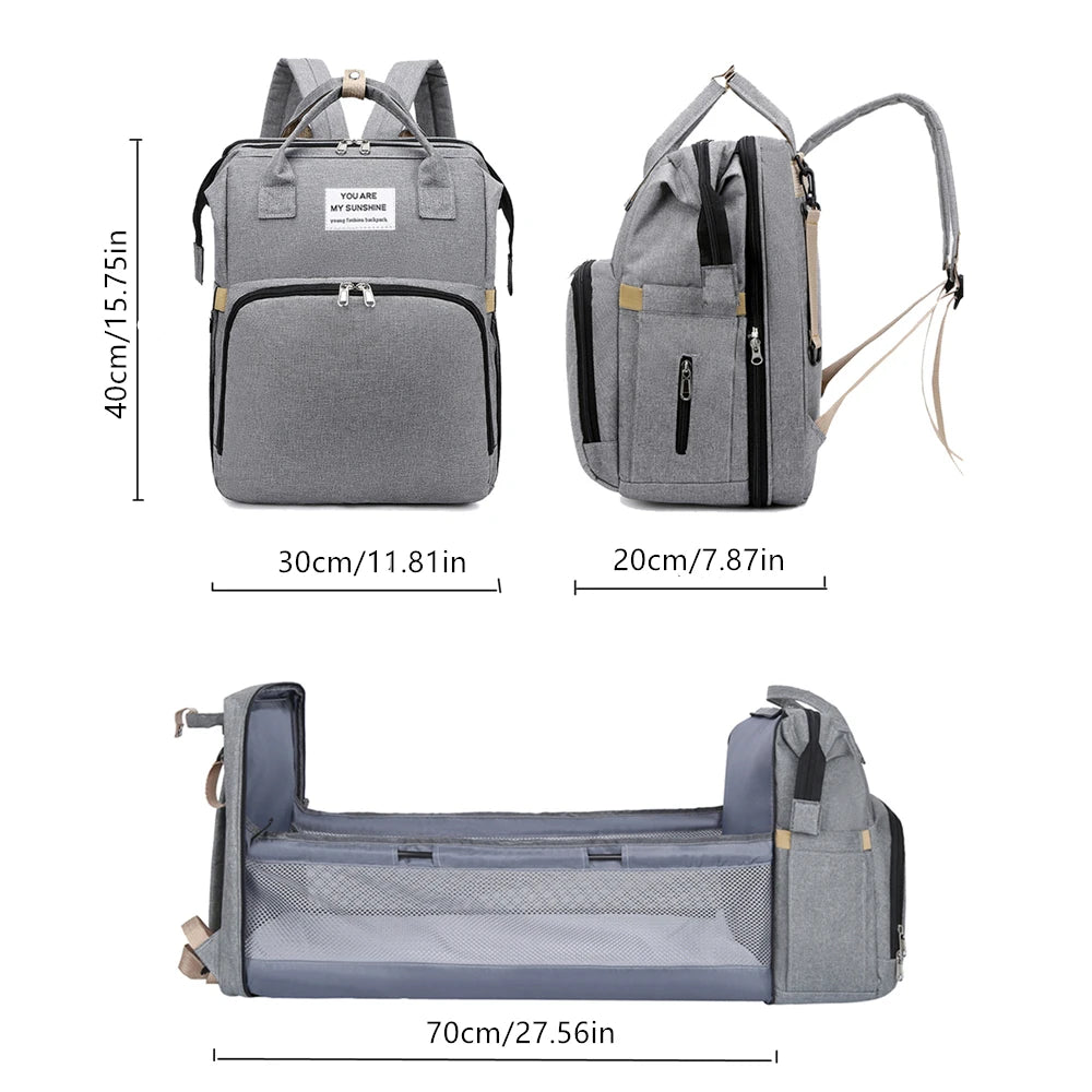 NestGo Baby Travel Crib Backpack