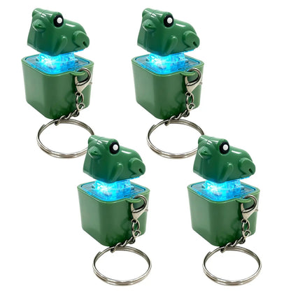 Frog Light-Up Keychain with Sound