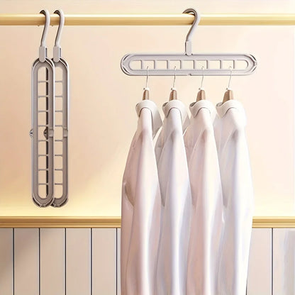 Space-Saving Multi-Layer Clothes Hangers