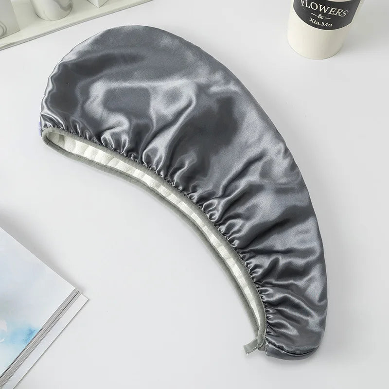 SatinÉclat™ Luxury Satin Towel Wrap