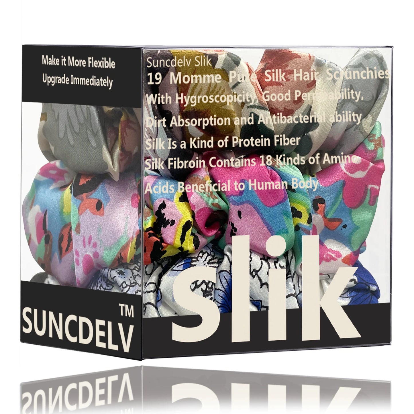 SatinÉclat™ 3PCS Pure Silk Hair Scrunchies