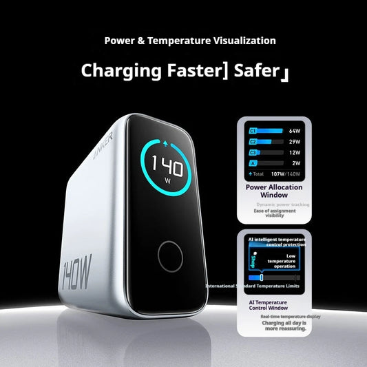 Apple Essentials™ PowerCube AI 140W GaN Charger