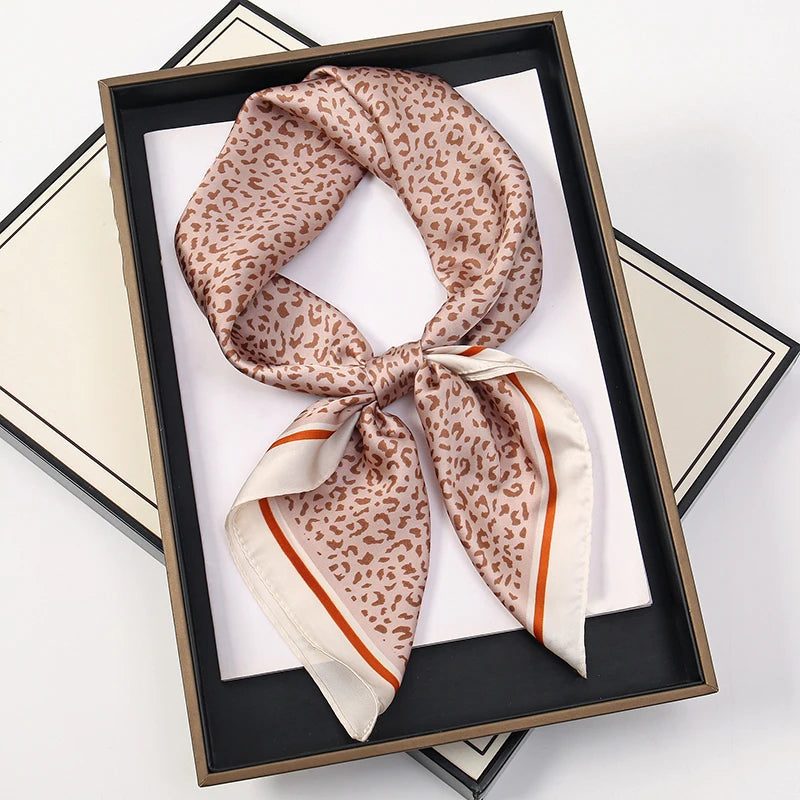 SatinÉclat™ Luxury Square Hair Scarf