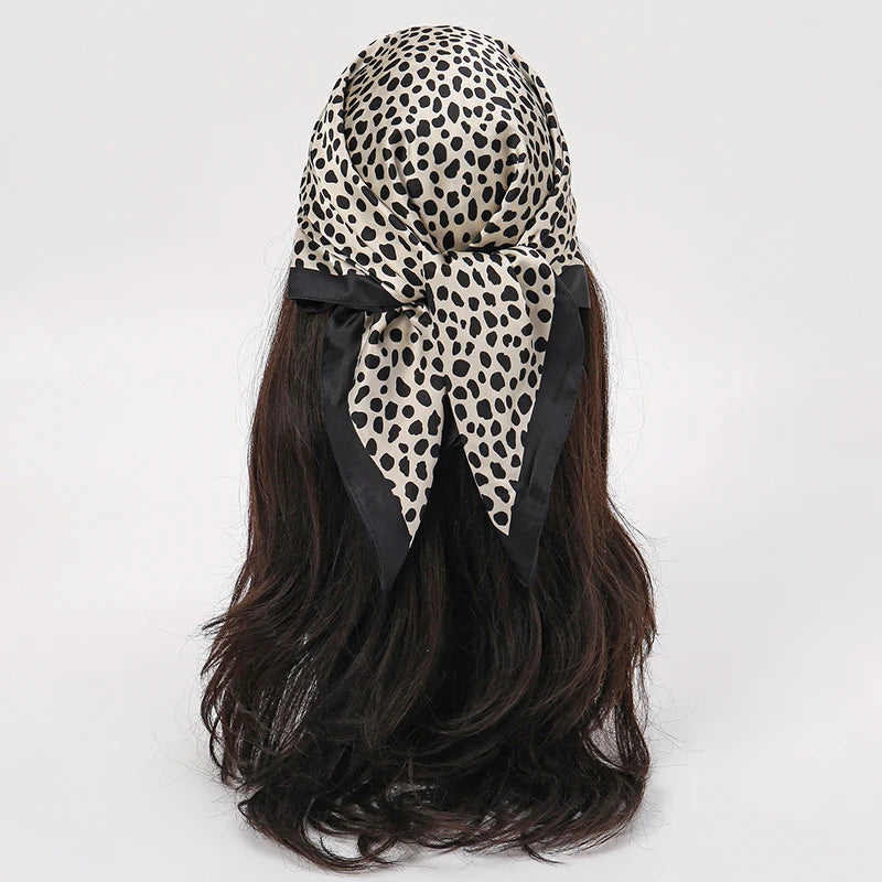 SatinÉclat™ Luxury Square Hair Scarf