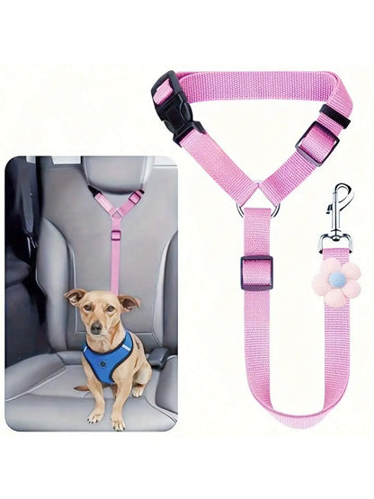 SafeRide Adjustable Pet Seat Belt Leash