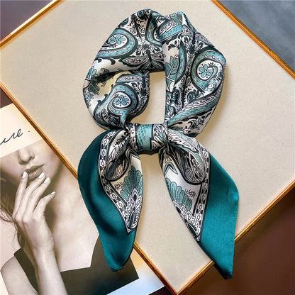SatinÉclat™ Vintage Square Scarf