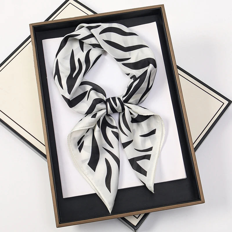 SatinÉclat™ Luxury Square Hair Scarf