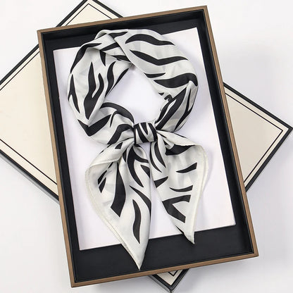 SatinÉclat™ Luxury Square Hair Scarf