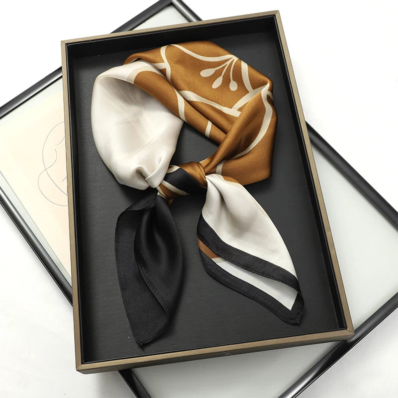 SatinÉclat™ Luxury Square Hair Scarf