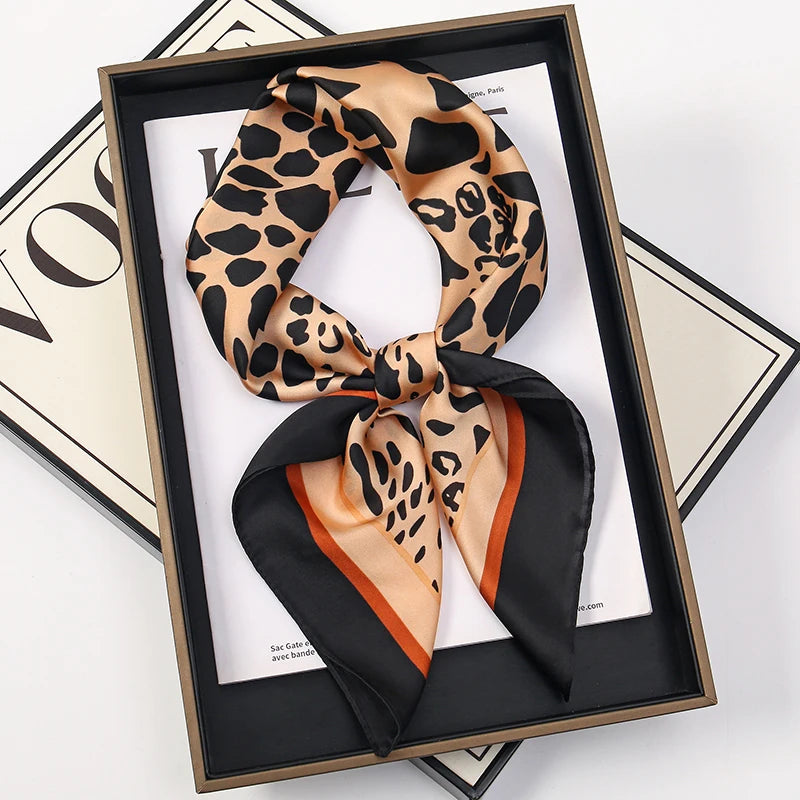 SatinÉclat™ Luxury Square Hair Scarf