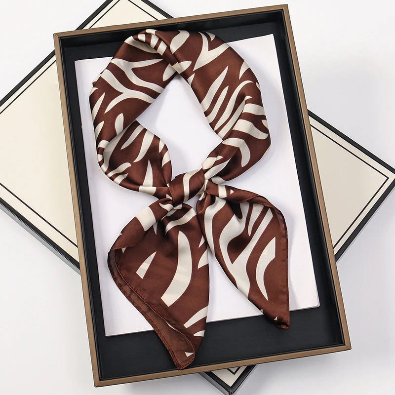 SatinÉclat™ Luxury Square Hair Scarf