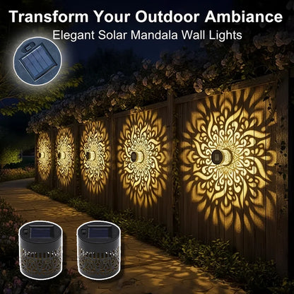 MandalaGlow Solar Garden Light