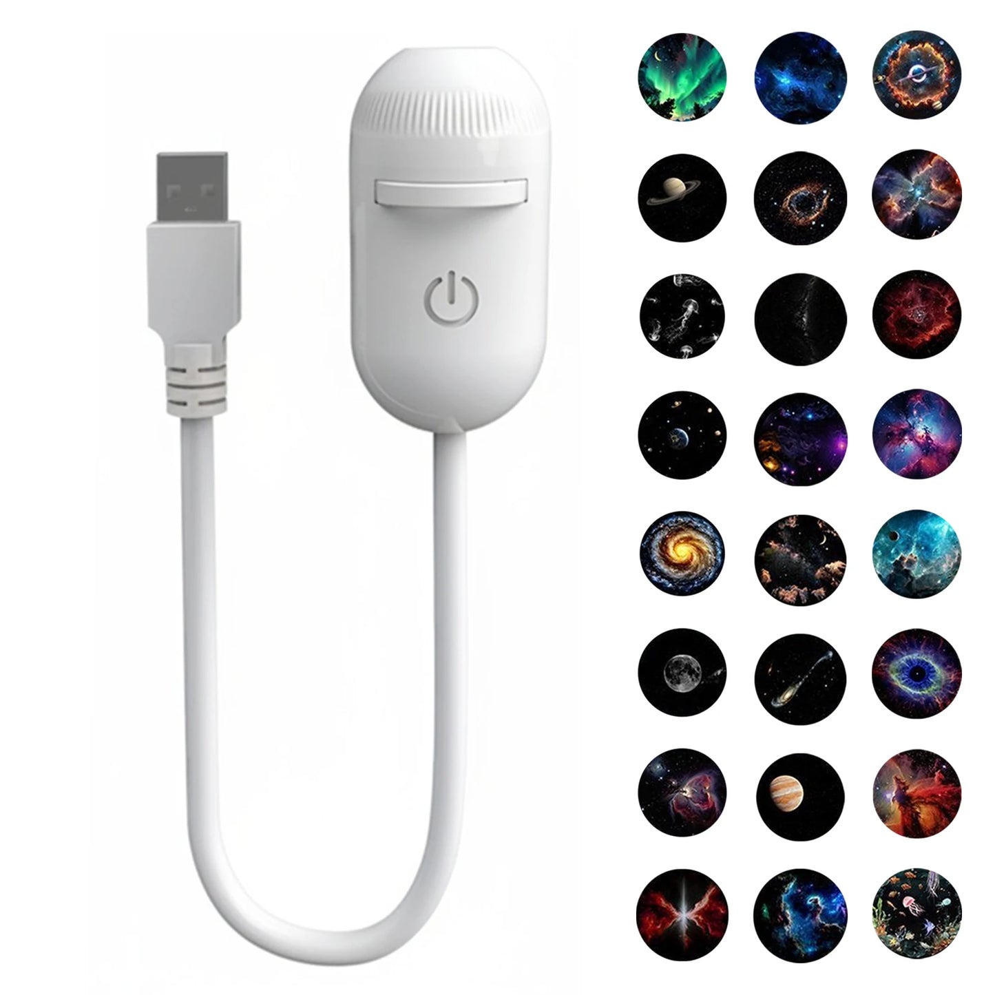 CosmicGlow Galaxy Projector Night Light