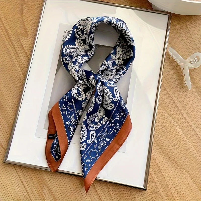 SatinÉclat™ Vintage Square Scarf