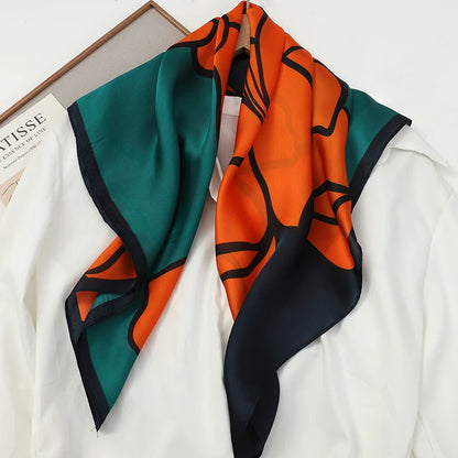 SatinÉclat™ Luxury Square Hair Scarf