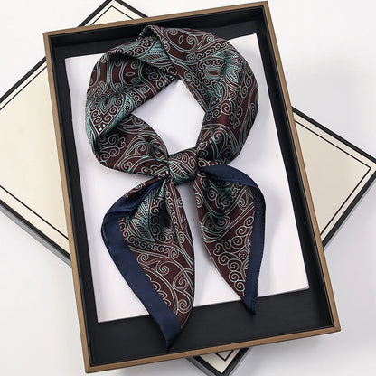 SatinÉclat™ Luxury Square Hair Scarf