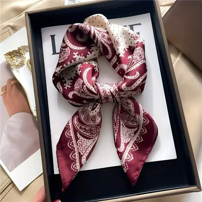 SatinÉclat™ Vintage Square Scarf