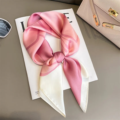 SatinÉclat™ Luxury Square Hair Scarf
