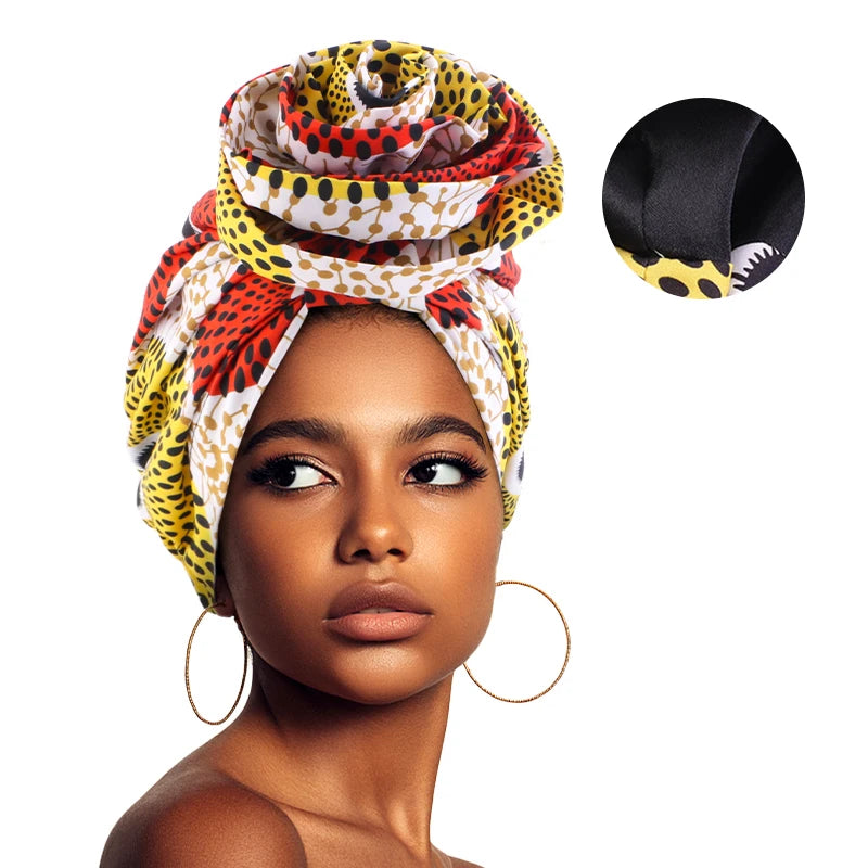 SatinÉclat™ Woman Satin Lined Turban
