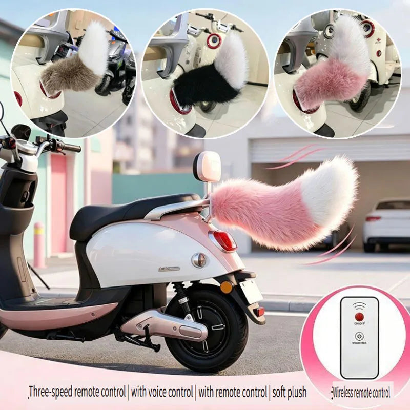 FluffyTail Scooter Decoration