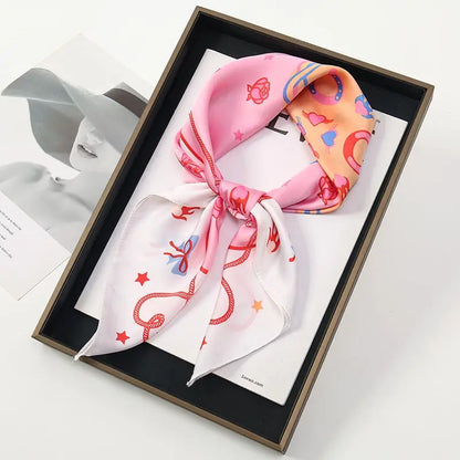 SatinÉclat™ Luxury Square Hair Scarf