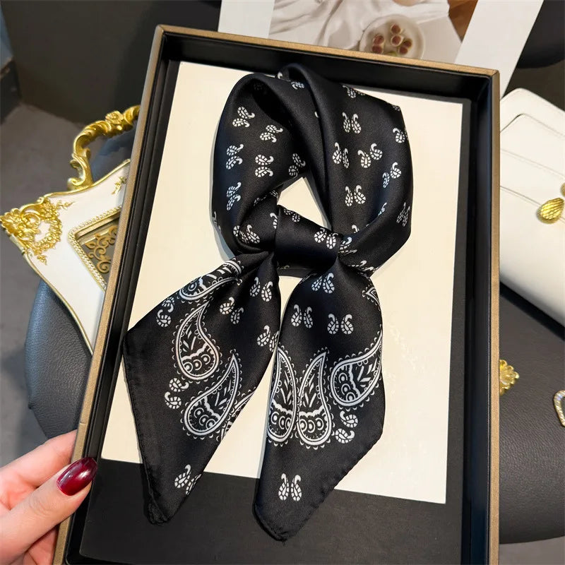 SatinÉclat™ Vintage Square Scarf