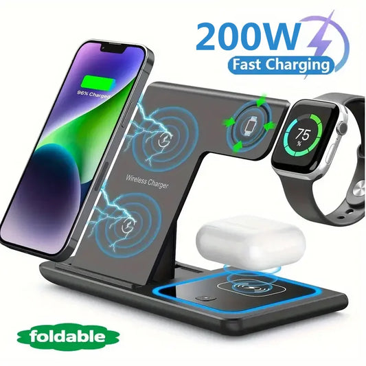 Apple Essentials™ 3-in-1 Wireless Charging Station