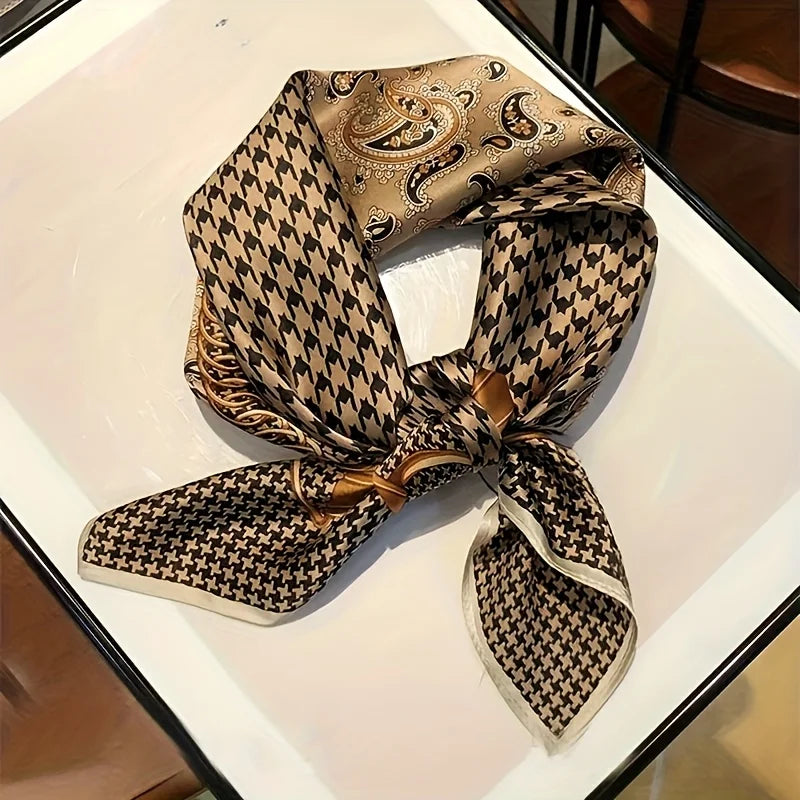 SatinÉclat™ Vintage Square Scarf