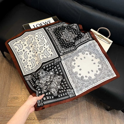 SatinÉclat™ Vintage Square Scarf