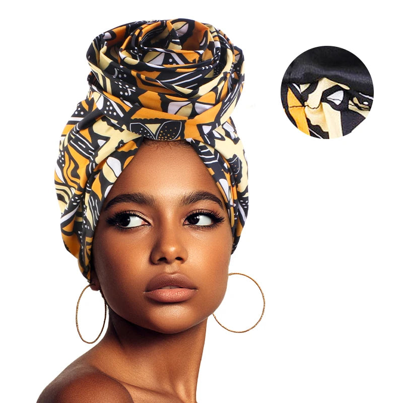 SatinÉclat™ Woman Satin Lined Turban
